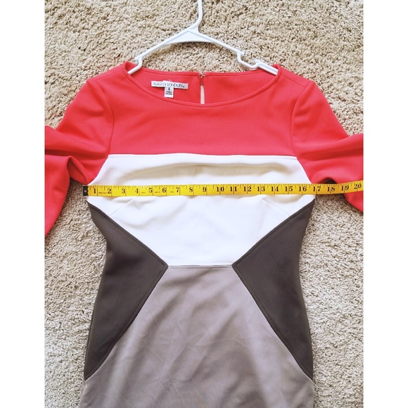 Maggy London Sheath Colorblock Dress - Picture 6 of 7